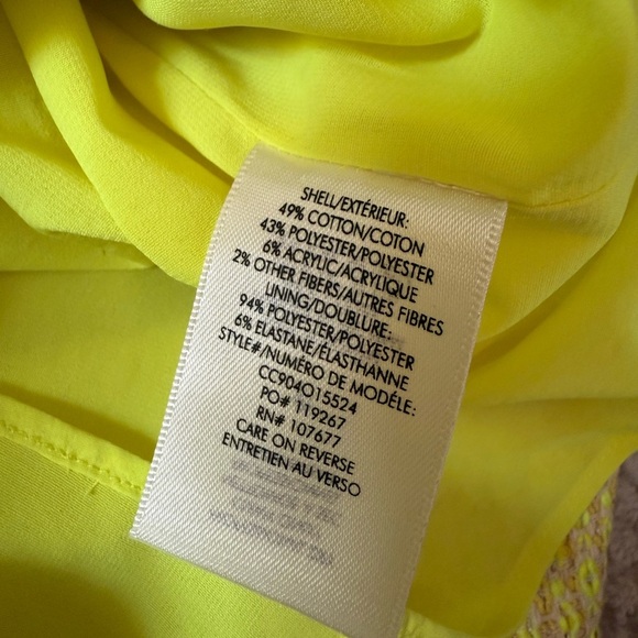 Alice + Olivia Clyde Sequin-Embellished Neon Bouclé-Tweed Mini Dress - Picture 6 of 7